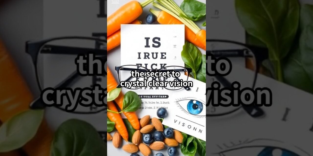 Superfoods for Super Sight: Eat Your Way to Clear Vision #shorts #eyehealth  #healthylifestyle