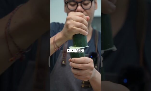 Has anyone tried this cucumber hack? #cucumber #cookinghacks